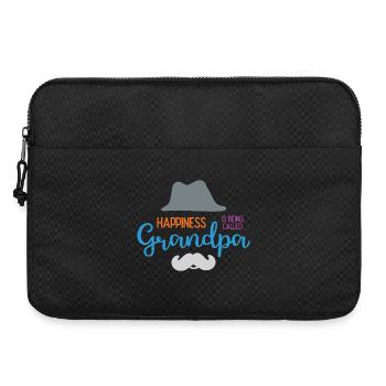 Happines wird Opa genannt - Laptoptasche 15" - Schwarz - Vorne