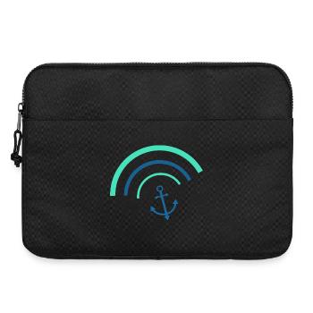 Anker Norddeutschland Seemann Matrose Kapitän - Laptoptasche 15" - Schwarz - Vorne