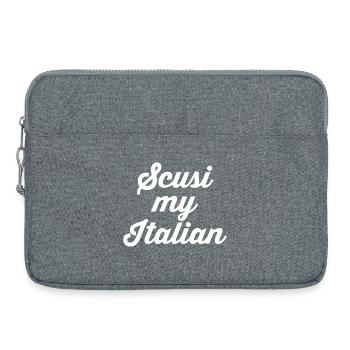 Italy Italian Language Italy Italia - Laptop bag 15" - heather grey - Front