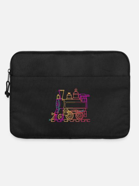 Eisenbahn Comic - Laptoptasche 15" - Schwarz