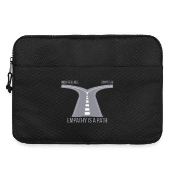 Empathy is a Path - Laptop bag 15" - black - Front