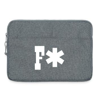 F* - Laptoptasche 15" - Grau meliert - Vorne