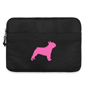 Carlin Rose Chien Carlin Vie Animal Amour Animal Rose - Sacoche pour ordinateur portable 15 pouces - noir - Devant