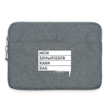 Soudeur en tant que profession - Sacoche pour ordinateur portable 15 pouces - gris chiné - Devant