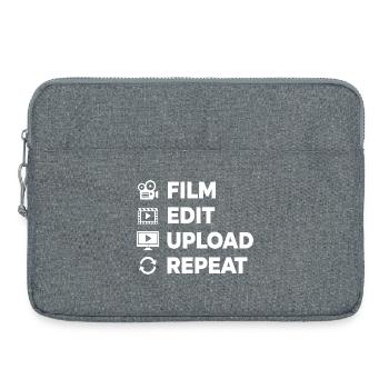 Videobearbeitung Filmerstellung Ersteller von Inhalten - Laptoptasche 15" - Grau meliert - Vorne