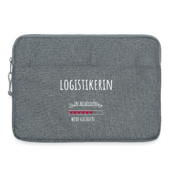 Student Profession Logistics Technician - Laptop bag 15" - heather grey - Front