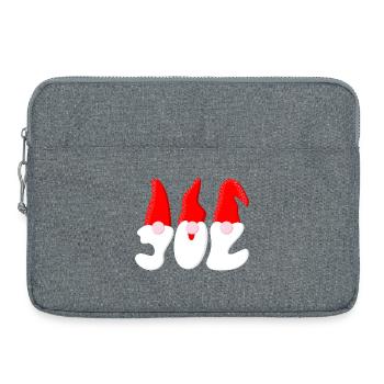Santa – Christmas - Laptop bag 15" - heather grey - Front