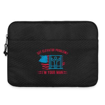 Elevator Technician I ́m Your Man Engineer USA Gift - Laptop bag 15" - black - Front