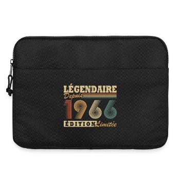 Legendary Since 1966 Vintage Birthday Gift - Laptop bag 15" - black - Front