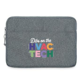 Lustiger HVAC Techniker Spruch Reparatur Experte - Laptoptasche 15" - Grau meliert - Vorne