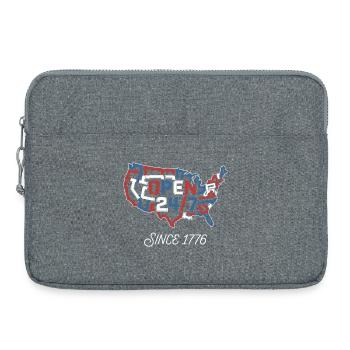 Open 24/7 Since 1776 - Laptop bag 15" - heather grey - Front