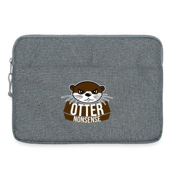 Otter Nonsense Lustig Wortspiel Otter Liebe Spruch - Laptoptasche 15" - Grau meliert - Vorne