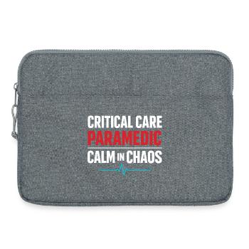 Intensive Care Paramedic Advanced EMT as Identity - Laptop bag 15" - heather grey - Front