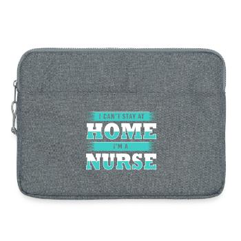 Don infirmier de l’hôpital des infirmières - Sacoche pour ordinateur portable 15 pouces - gris chiné - Devant