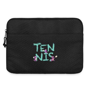 Tennis avec Dino Tami en menthe / design officiel - Sacoche pour ordinateur portable 15 pouces - noir - Devant