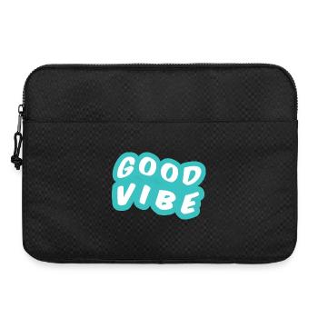 Bonne Vibe Turquoise - Sacoche pour ordinateur portable 15 pouces - noir - Devant