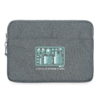 Kit pétanque et apéro - Sacoche pour ordinateur portable 15 pouces - gris chiné - Devant