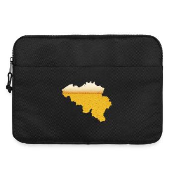 Pays de la bière Belgique football Coupe du monde Championnat d’Europe Bière rouge Devils - Sacoche pour ordinateur portable 15 pouces - noir - Devant