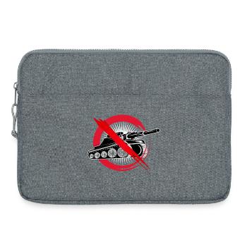 Véhicule Panzer barré - Pas de guerre - - Sacoche pour ordinateur portable 15 pouces - gris chiné - Devant