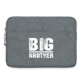 Orwellscher Überwachungs-Bold - Laptoptasche 15" - Grau meliert - Vorne
