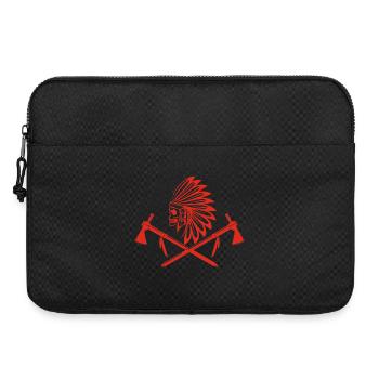 Red Indian Warrior - Laptop bag 15" - black - Front