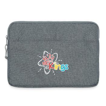 Kings Crown Atom T-Shirt - Laptoptasche 15" - Grau meliert - Vorne