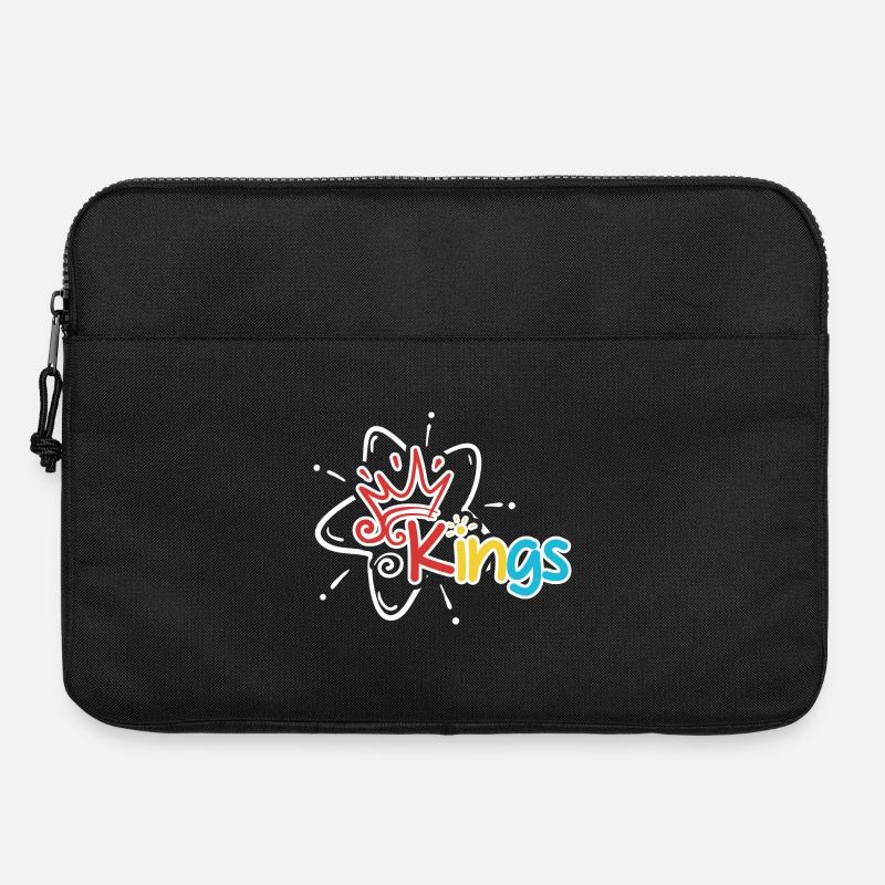 Kings Crown Atom T-Shirt - Laptoptasche 15" - Schwarz