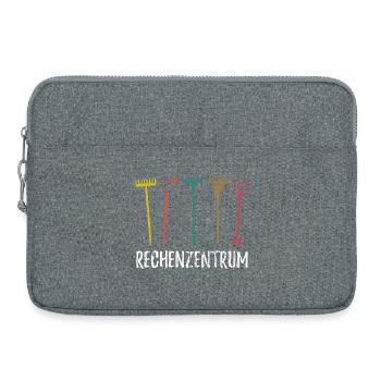 Rechenzentrum - Gärtner Garten Pflanzen - Laptoptasche 15" - Grau meliert - Vorne