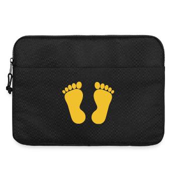 Podiatrie Podiatrie Pieds Jaunes Pied - Sacoche pour ordinateur portable 15 pouces - noir - Devant