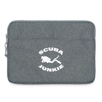 SCUBA JUNKIE - Laptop bag 15" - heather grey - Front