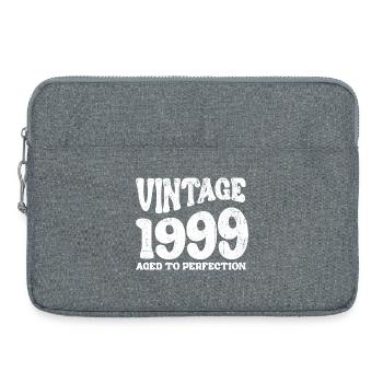 Millésime 1990 Vieilli à la perfection - Sacoche pour ordinateur portable 15 pouces - gris chiné - Devant