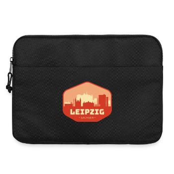 Leipzig Saxony – Skyline with cultural flair Beschre - Laptop bag 15" - black - Front