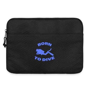 BORN TO DIVE - Laptoptasche 15" - Schwarz - Vorne