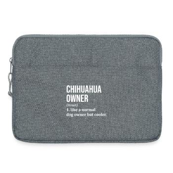 Chihuahua - Sacoche pour ordinateur portable 15 pouces - gris chiné - Devant