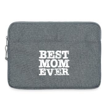 Best MOM Ever - Laptop bag 15" - heather grey - Front