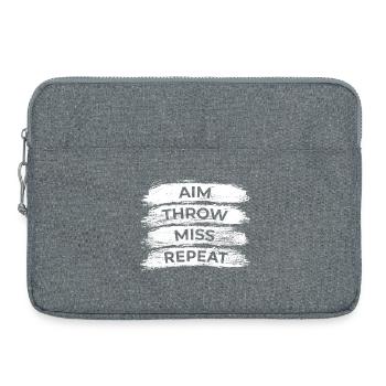 Darts Techniken - Laptoptasche 15" - Grau meliert - Vorne