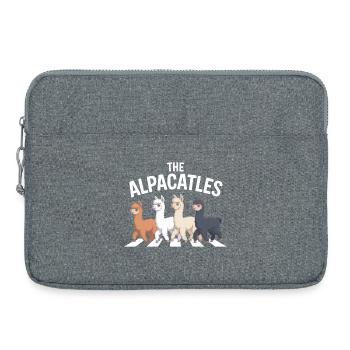 Alpacatles Llama Alpaca - Laptop bag 15" - heather grey - Front