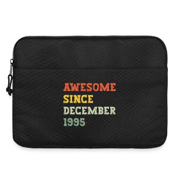 1995 Dezember Geburtstagsgeschenk - Laptoptasche 15" - Schwarz - Vorne