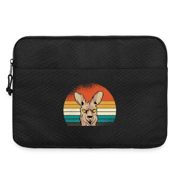 Kangaroo Retro Sunset - Laptop bag 15" - black - Front