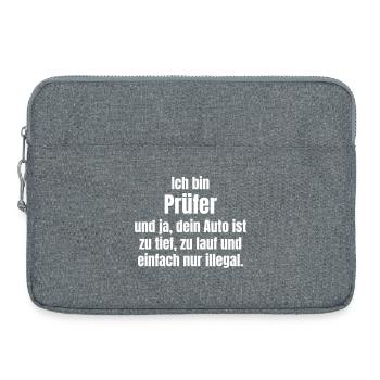 I'm inspector car too deep - Laptop bag 15" - heather grey - Front
