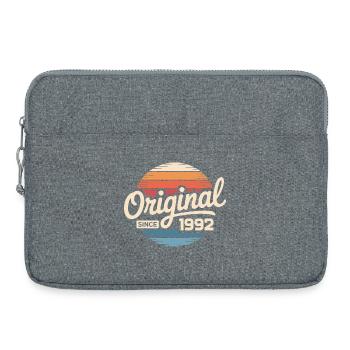 Vintage 1992 Vintage Birthday Gift 1992 - Laptop bag 15" - heather grey - Front