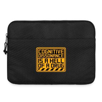 La dissonance cognitive est un sacré dicton. - Sacoche pour ordinateur portable 15 pouces - noir - Devant