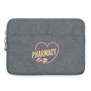 Métier de pharmacien en pharmacie en pharmacie Métier d’amour - Sacoche pour ordinateur portable 15 pouces - gris chiné - Devant