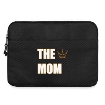 THE MOM – Bold & Proud Mother Statement Design - Laptoptasche 15" - Schwarz - Vorne