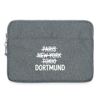 Dortmund, T-shirt de la ville Ruhrpott, Sweat à capuche, sac - Sacoche pour ordinateur portable 15 pouces - gris chiné - Devant