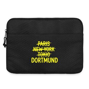Dortmund, T-shirt de Ruhrpott City, Sweat à capuche, casquette - Sacoche pour ordinateur portable 15 pouces - noir - Devant