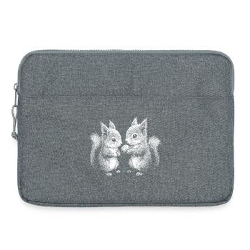 Eichhörnchen - Laptoptasche 15" - Grau meliert - Vorne