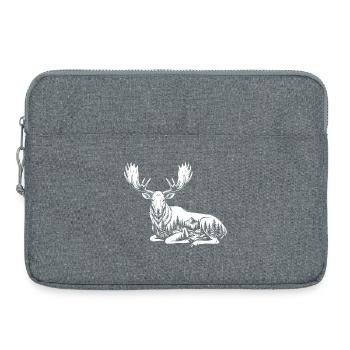 Elk - Laptop bag 15" - heather grey - Front