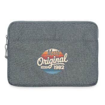 Legendär seit Mai 1982 – Retro Vintage 1982 - Laptoptasche 15" - Grau meliert - Vorne