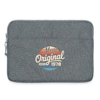 Legendary since May 1978 – Retro Vintage 1978 - Laptop bag 15" - heather grey - Front